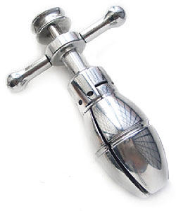 locking anal plug Electric Shock Anal Plug Chastity Lock Set – WeLovePlugs main image 1